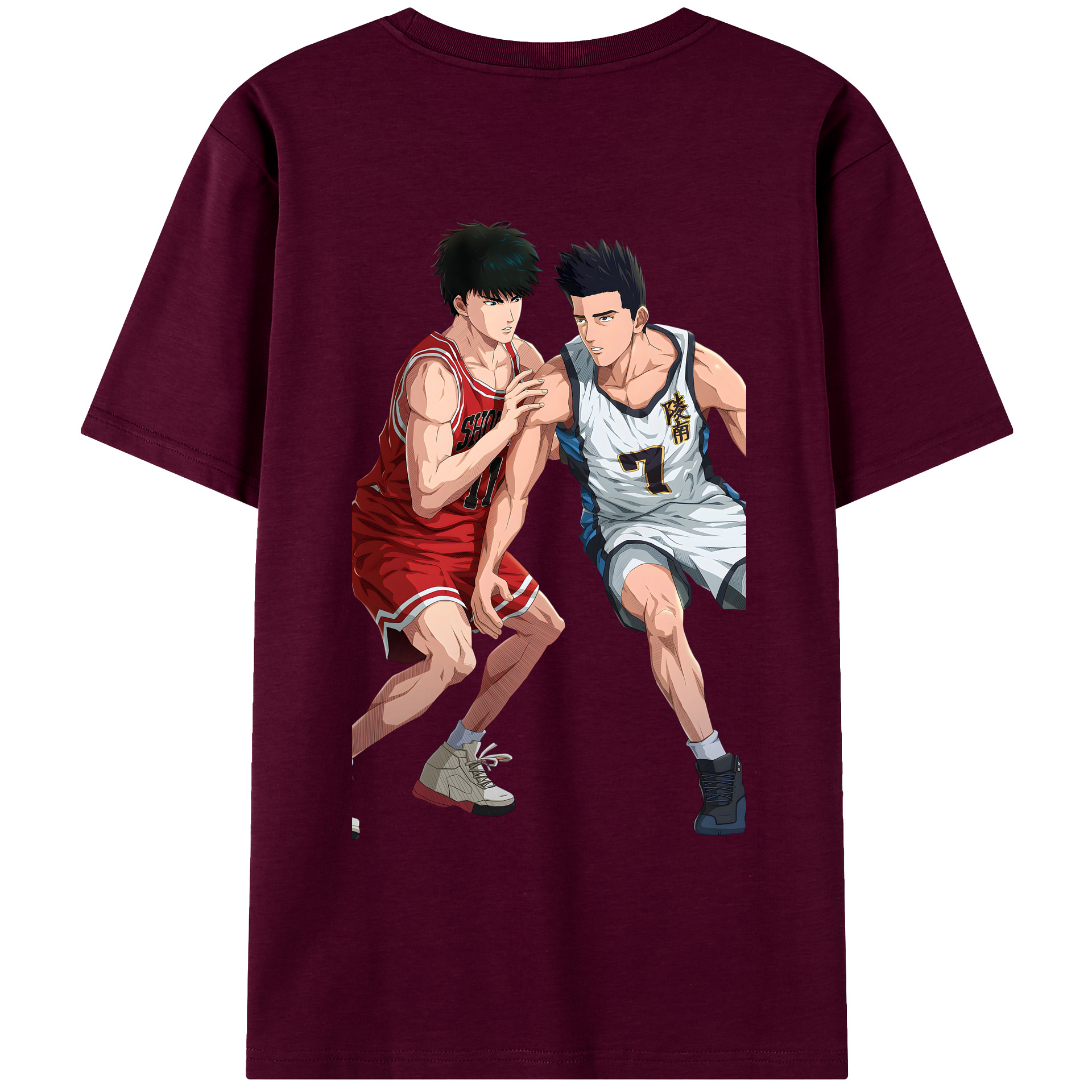 SLAM DUNK／スラムダンク レディース半袖Tシャツ(バックプリント)